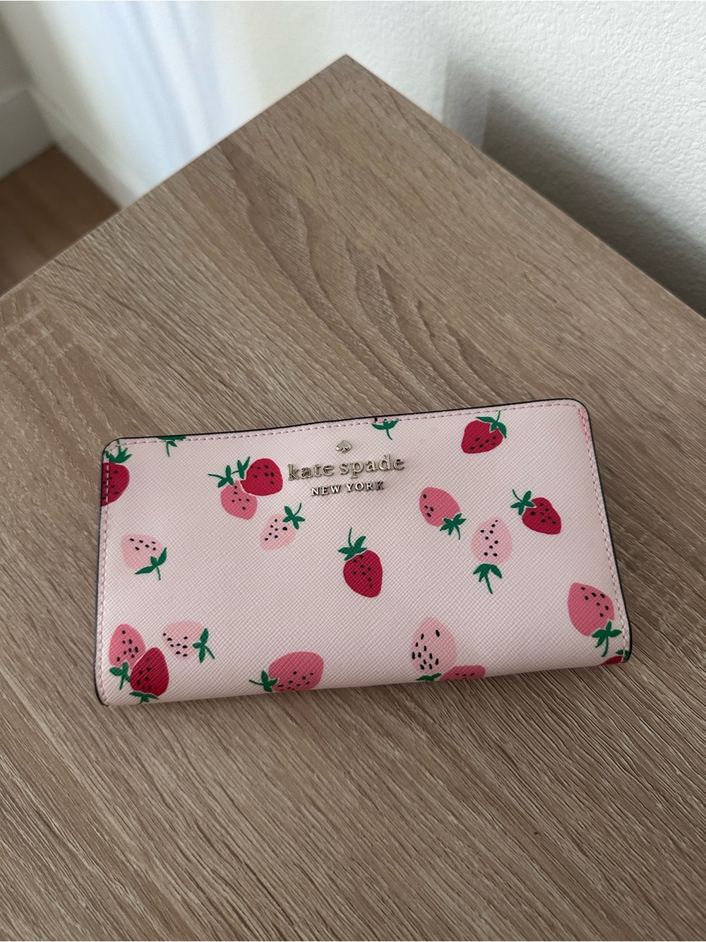 Kate Spade Pink Strawberry Wallet